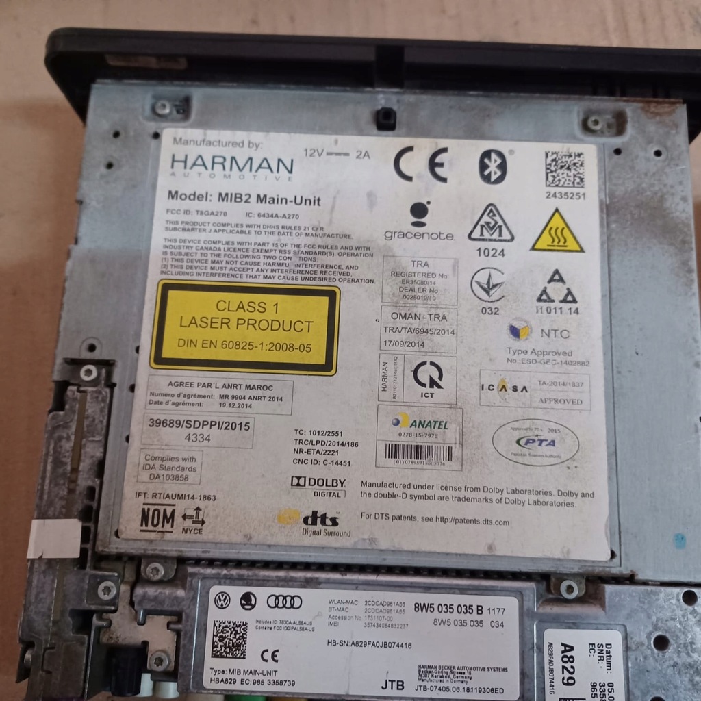 фото №4, Audi rs4 a4 b9 радио навигация счетчик