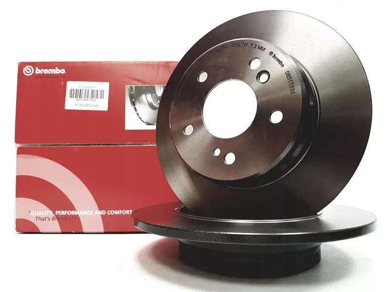 фото №2, Brembo тормозные диски+ тормозные колодки задняя mercedes slk r171 278mm