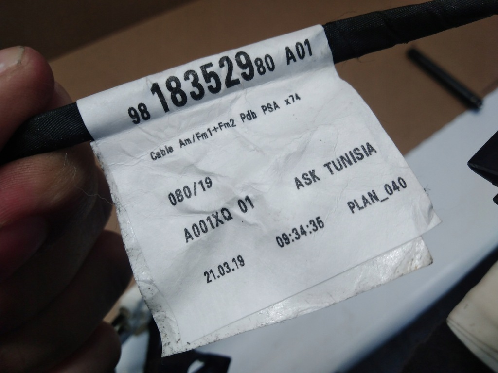 фото №4, Citroen ds7 шланг радио navi 9818352980