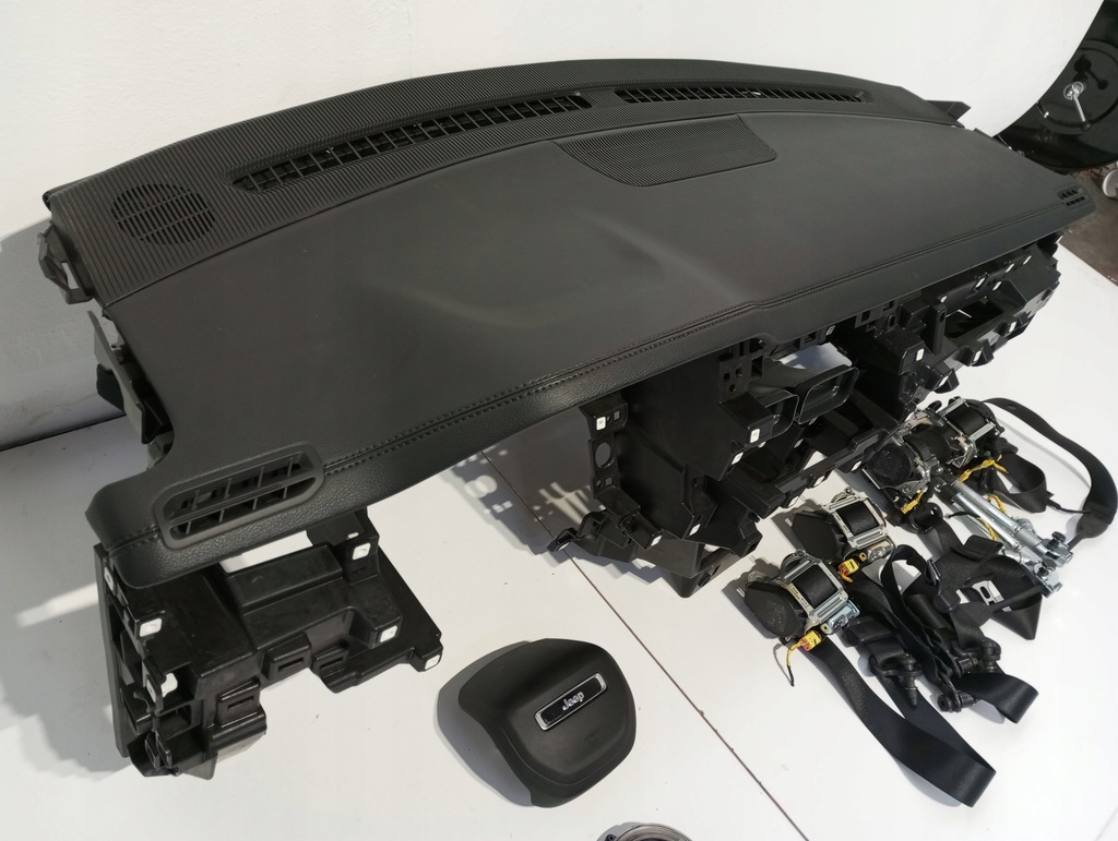 фото №5, Консоль pulpit панель приладів jeep compass шкіра lift