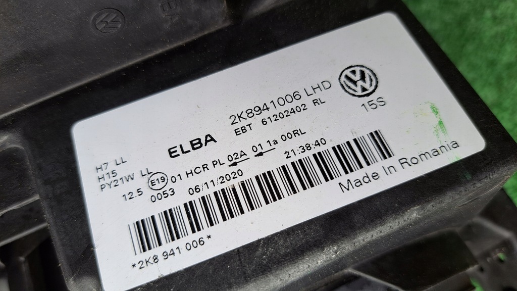 фото №5, Vw caddy 2k8 лампа передняя