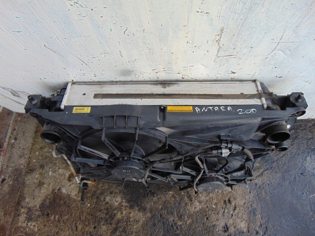 фото №4, Комплект радіатор вентилятор antara 2.0 d автоматична коробка передач