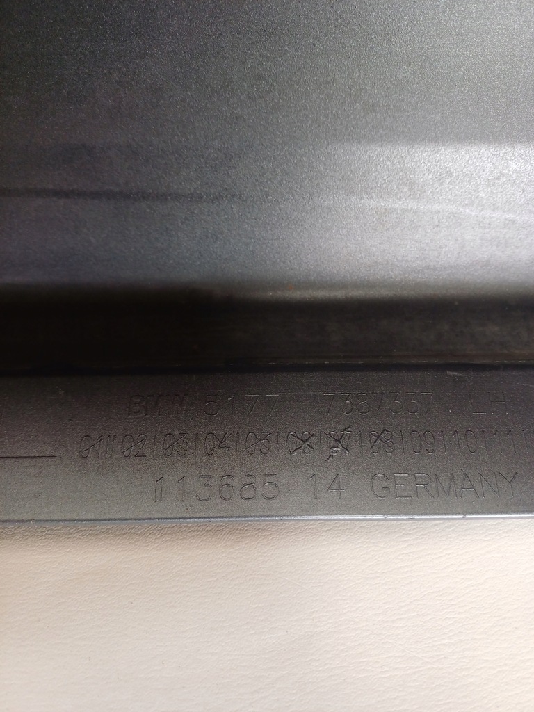 фото №12, Молдинг порог левая левый перед bmw 5 g30 g31