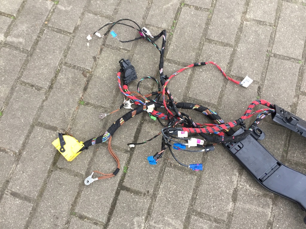 фото №8, Mercedes c-klasa w206 kombi электропроводка жгут салона 2.0 бензин