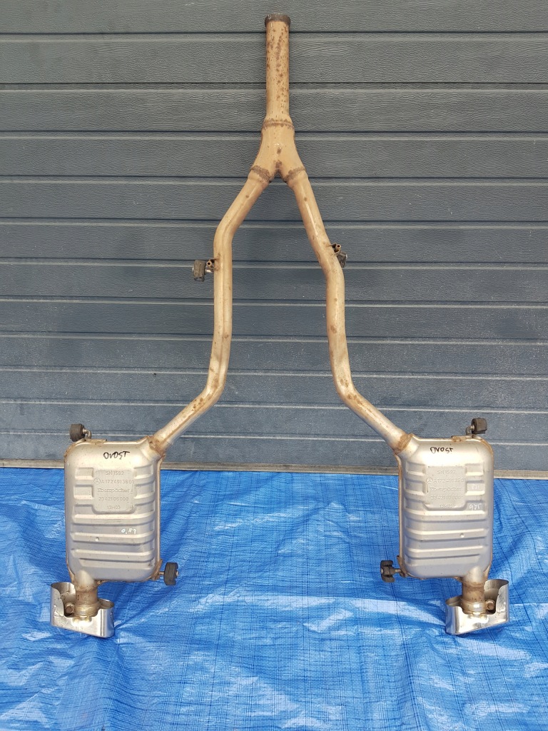 фото №1, Гасник вихлоп глушники правий лівий комплект mercedes slk slc r172 w172