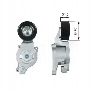 фото №1, Gates t39256 натяжитель ремень клиновой многоручейковый