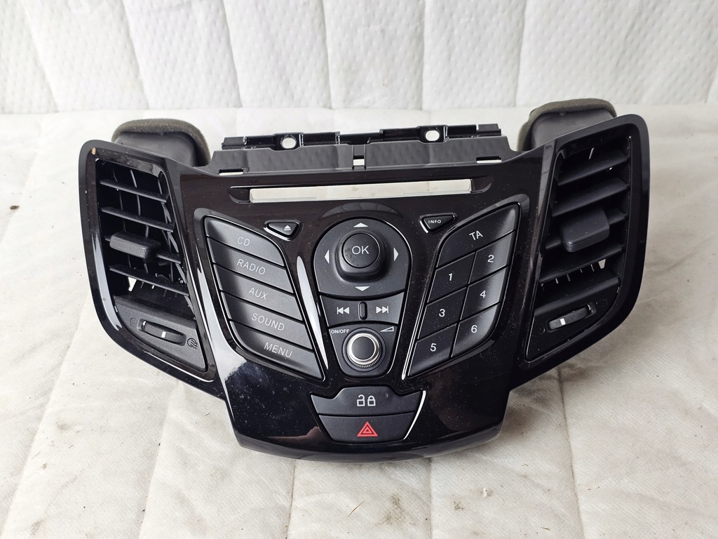 фото №1, Решітка обдув захист dekor рамка панель перемикач радіо ford fiesta mk7