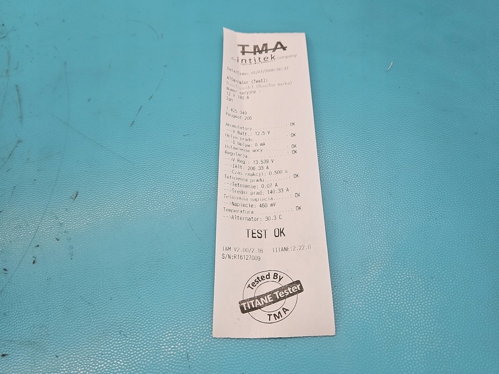 фото №7, Генератор peugeot 206 9661544880 1.4 hdi