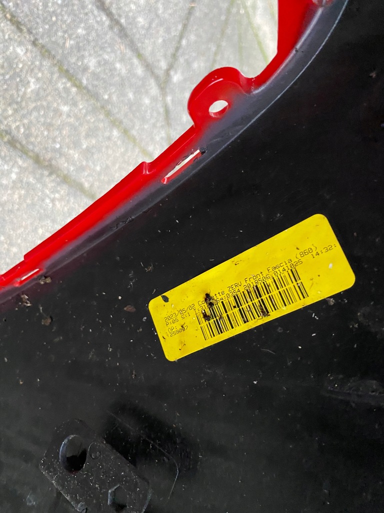 фото №11, Chevrolet corvette c8 1yc67 бампер перед передній