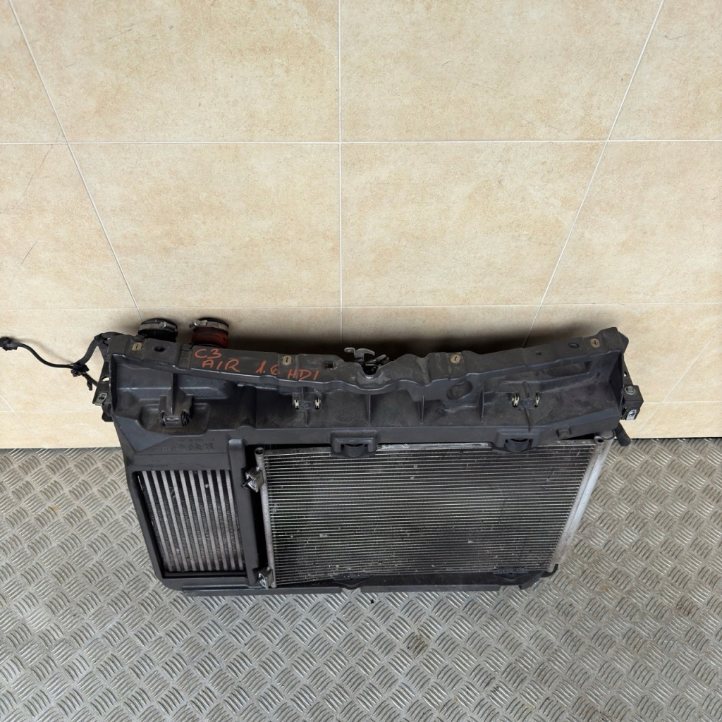 фото №2, Pas передній радіатор citroen c3 aircross 2018 rok 1.6 hdi
