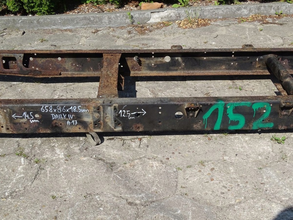 фото №9, Iveco daily iv v 06-14 рама колеса двойник 658cm колёсная база osi 395cm #152