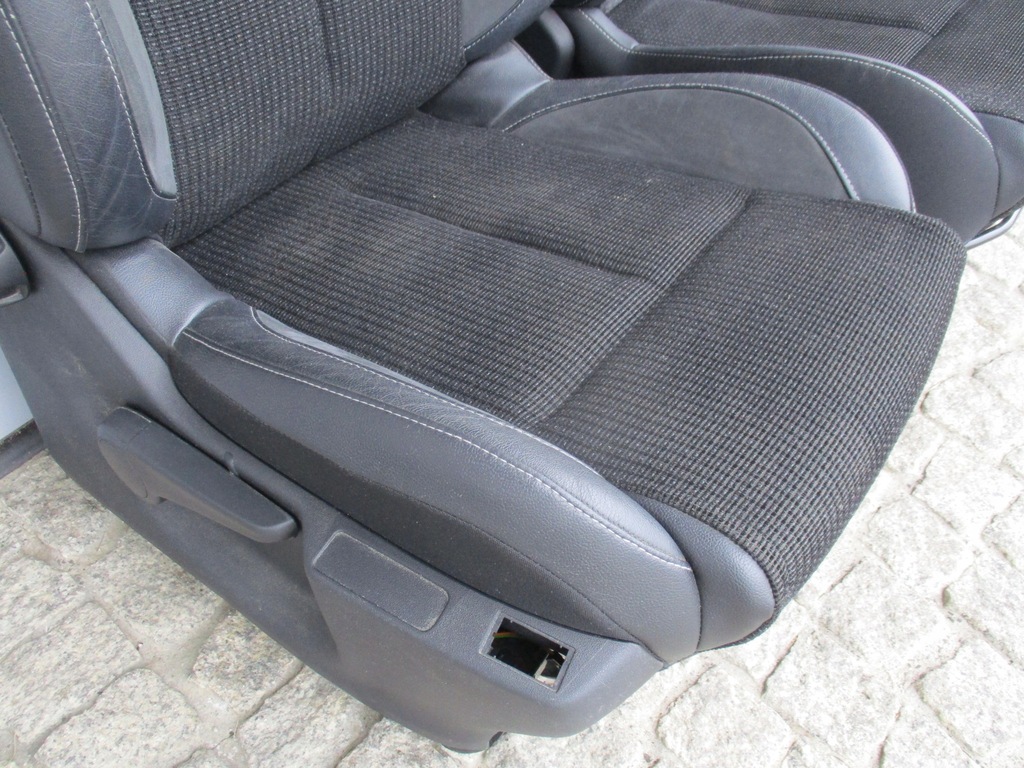 фото №13, Citroen c4 b7 10-18 сидіння сидіння заднє сидіння напівшкіра з підігрівом масаж