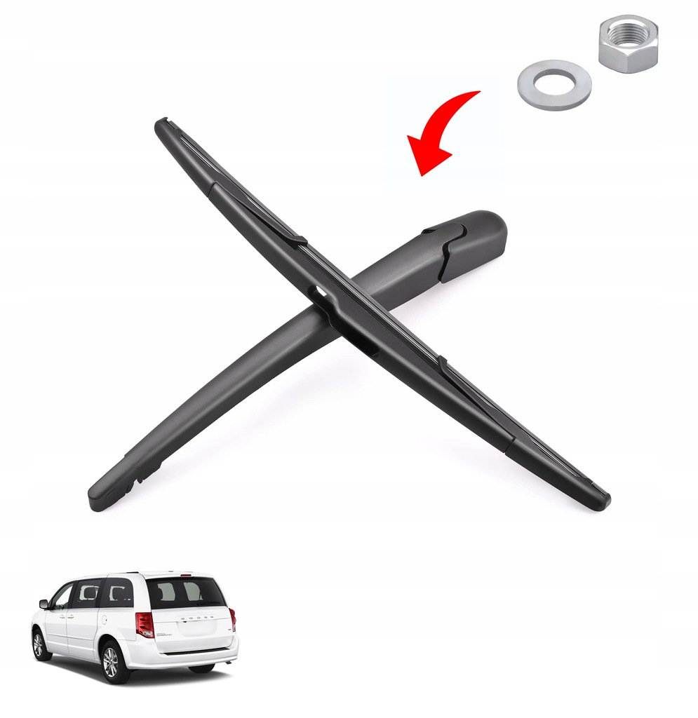 фото №1, Важіль + двірник задня dodge grand caravan 2008r-