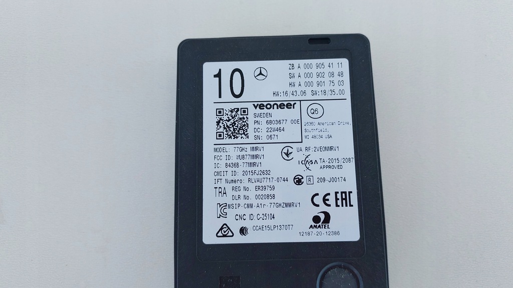 фото №3, Mercedes радар датчик distronic поперечина движения