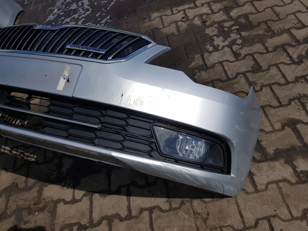 фото №5, Skoda superb 2 ii lift 12-15r бампер перед la7w