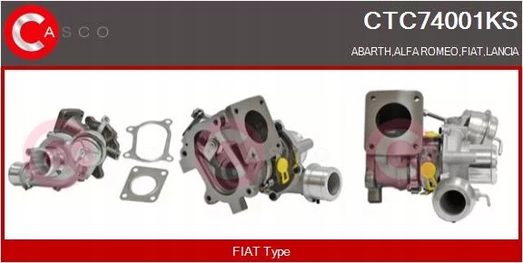 фото №1, Турбонагнетатель - casco ctc74001ks