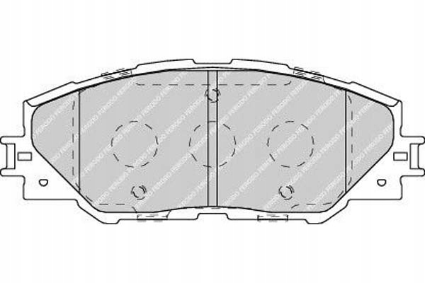 фото №1, Ferodo гальмівні колодки ham. toyota перед rav4 iii 06-