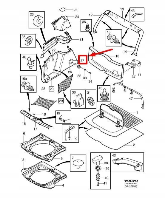 фото №9, Внутренняя молдинг панель volvo s90 mk2 39972709