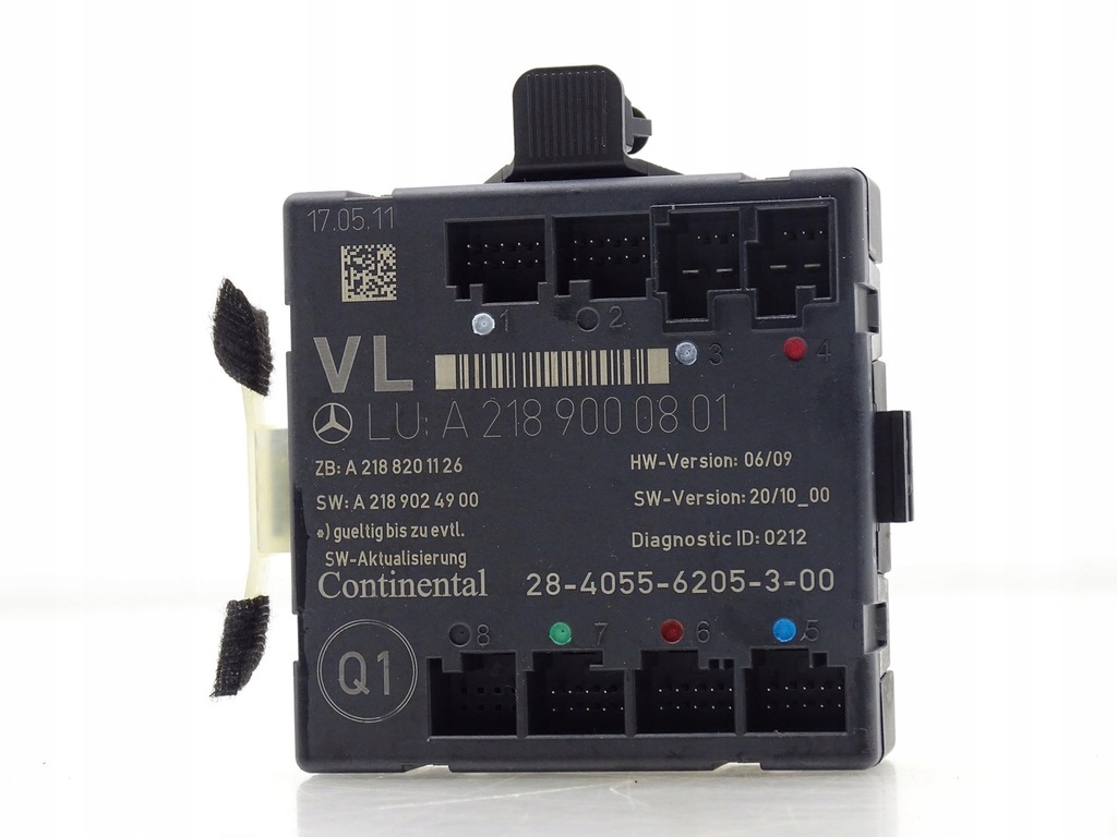 фото №1, Модуль бортовий комп'ютер блок керування двері лівий перед mercedes cls w218 a2189000801