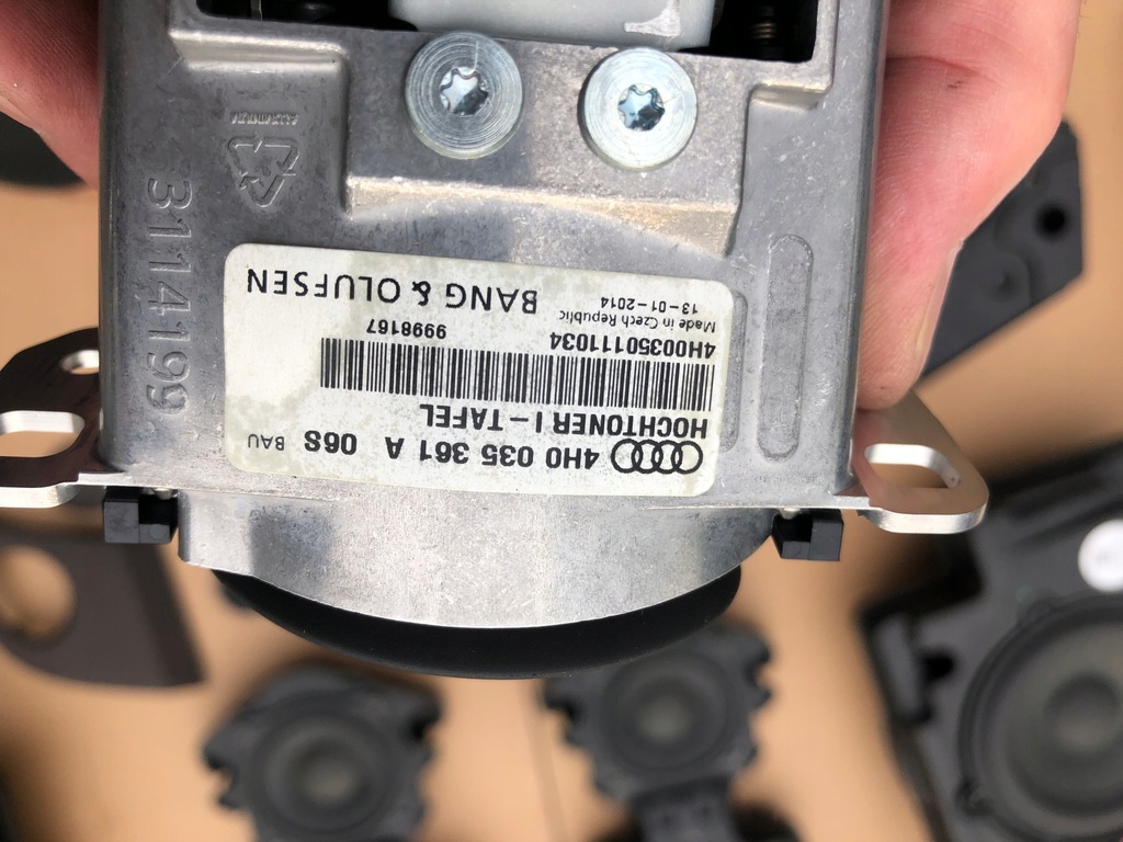 фото №11, Audi a8 s8 d4 4h krótkanagłośnienie bang&olufsen комплект монтаж