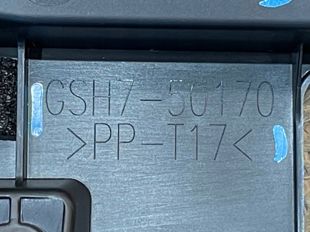 фото №8, Mazda 6 gj iii 3 lift 18-24 молдинг подкладка pod номерной знак перед передняя usa