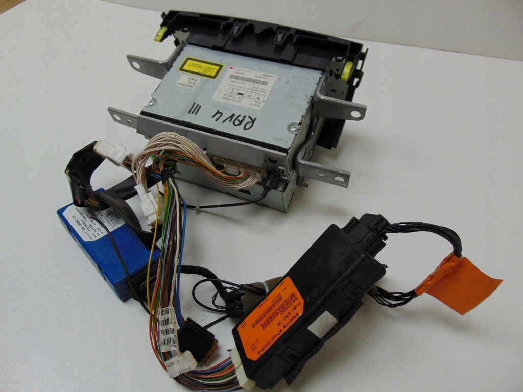 фото №8, Радио заводской toyota rav4 iii 86120-42220 модули pz409-00292-01 полный