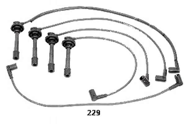 фото №1, Ashika дроти запалювання toyota carina e 1.6 at1