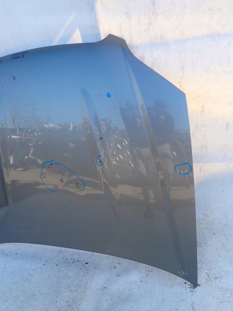 фото №9, Subaru legacy outback 03-08 капот крышка двигателя