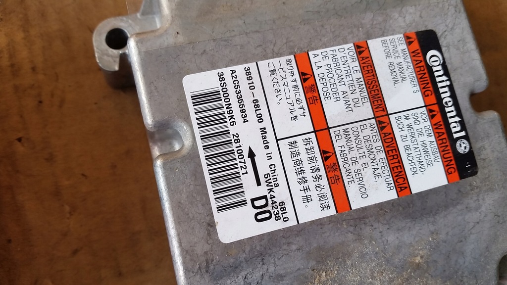 фото №10, Suzuki swift mk7 подушки безопасности ремни датчик комплект