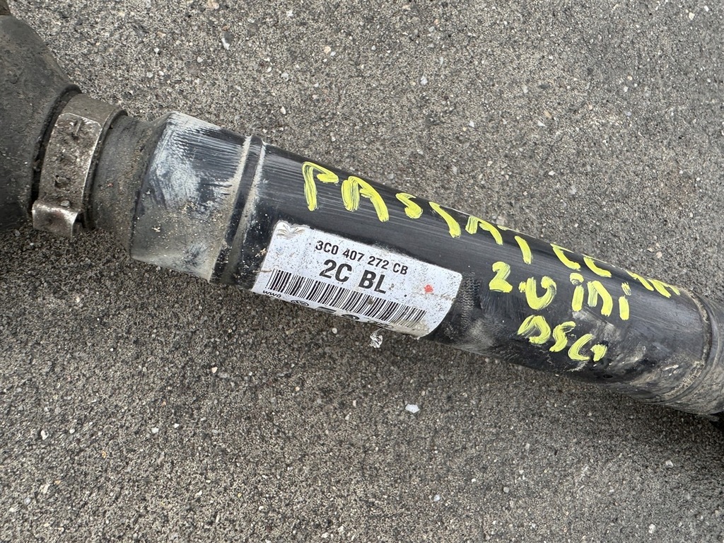 фото №6, Приводной вал półośka правый перед правая vw passat cc lift 2.0 tdi dsg 09-13r