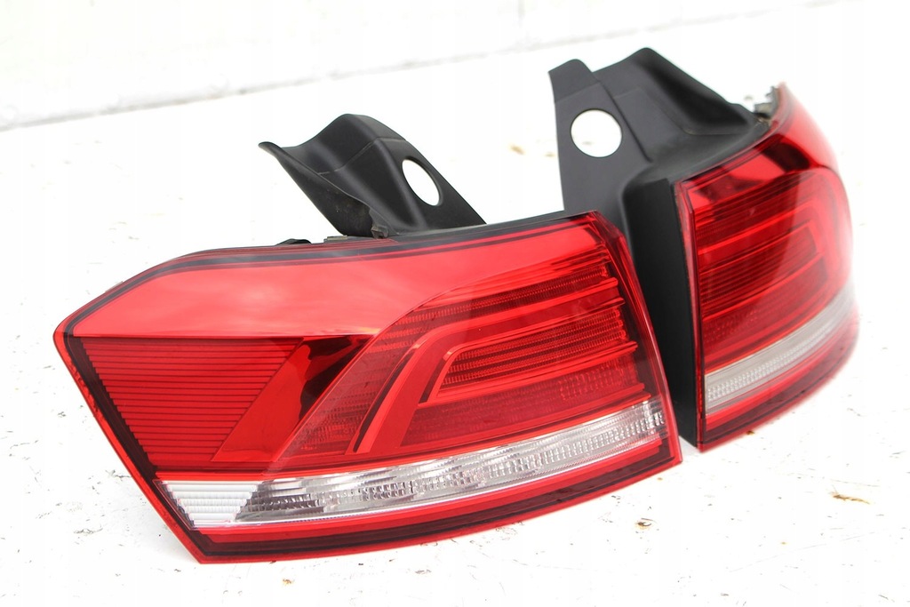 фото №13, Vw passat b8 kombi lc9a задняя бампер задний + крышка багажника багажника + лампы led kol