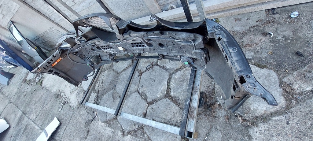 фото №13, Jaguar s-type fl 04- бампер передній з решітка омивачі pdc pef