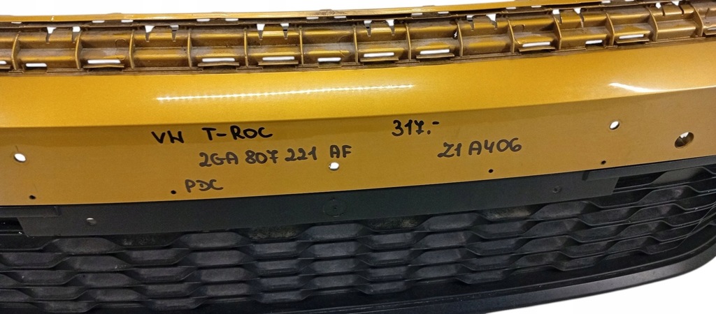 фото №9, 2ga807221af vw t-roc 2017- бампер передний перед pdc