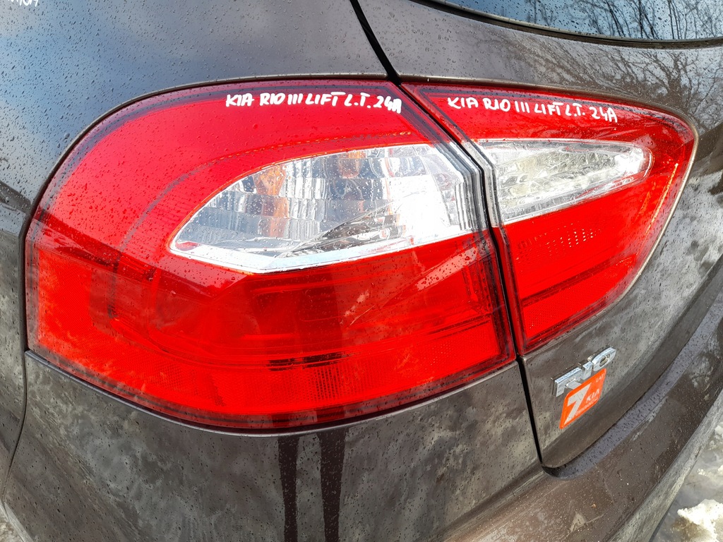 фото №9, Kia rio iii lift лампа лівий задня ліва задня крила з крила