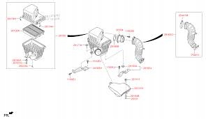 фото №1, Корпус фильтра воздуха hyundai h350 2015- 2.5crd