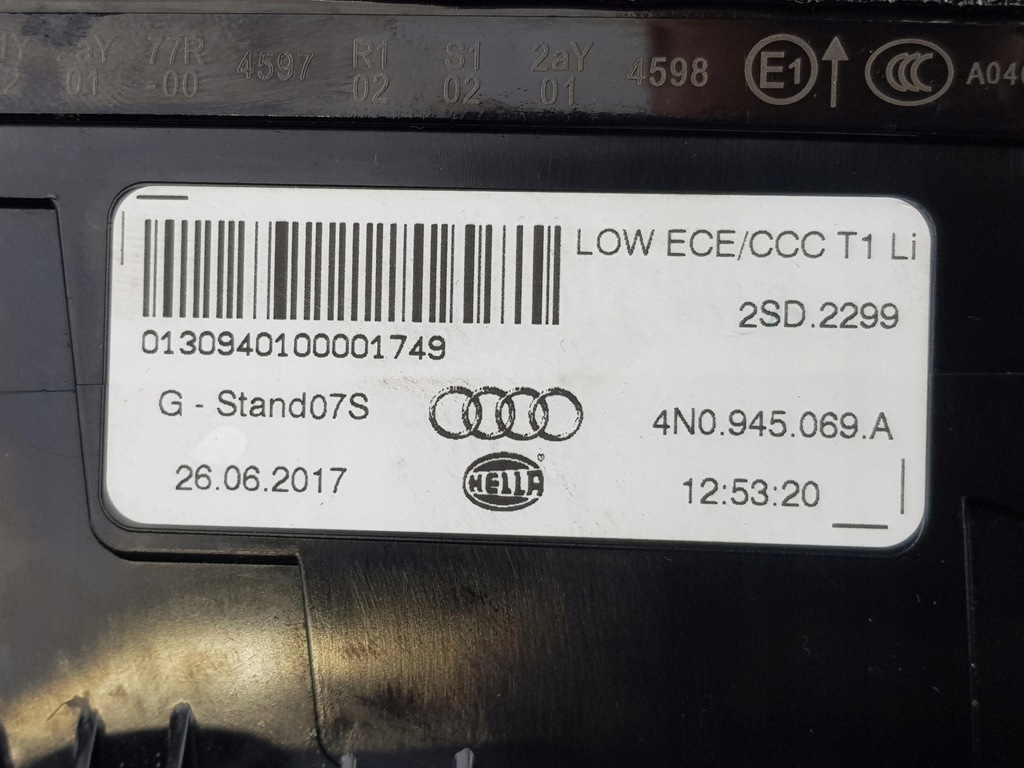 фото №10, Лампа задняя левый задняя audi a8 s8 d5 4n0945069a