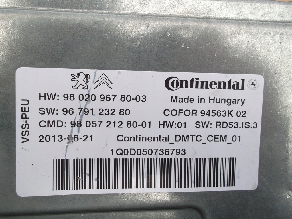 фото №5, Peugeot citroen модуль запуск стоп