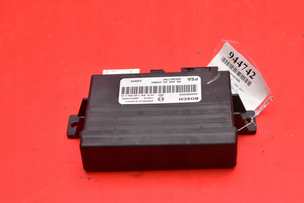 фото №5, Блок управления модуль парковки pdc 9663821780 citroen c5 ii x7 iii 08-17