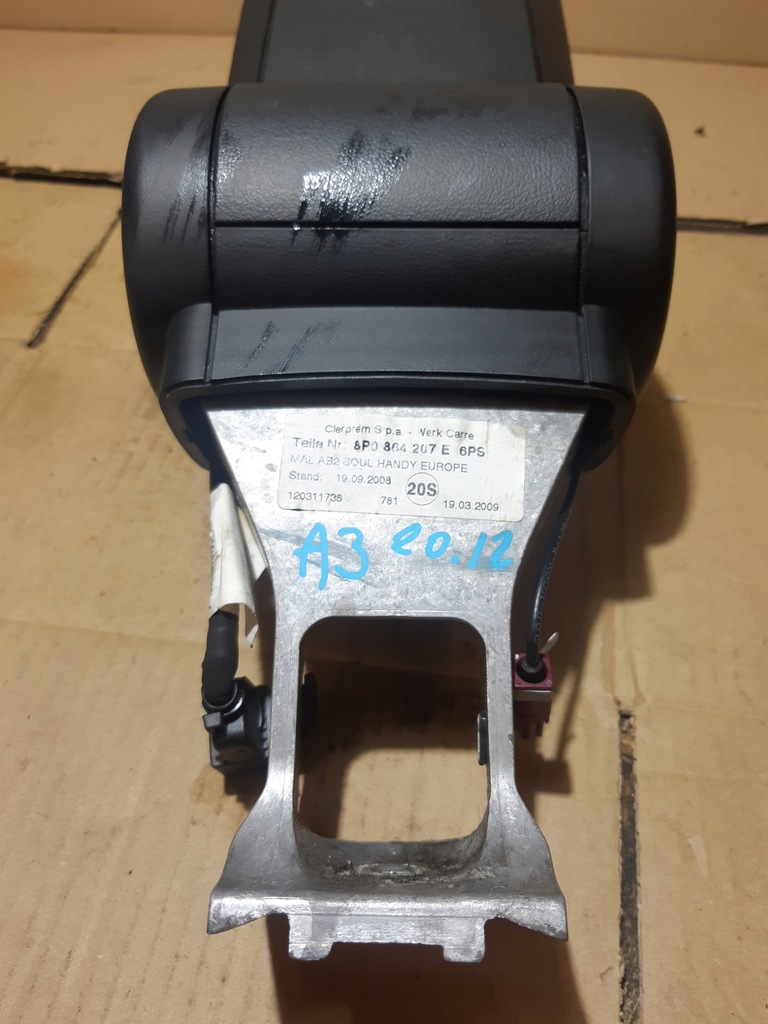 фото №7, Audi a3 8p lift подлокотник средний материал 8p0864207e