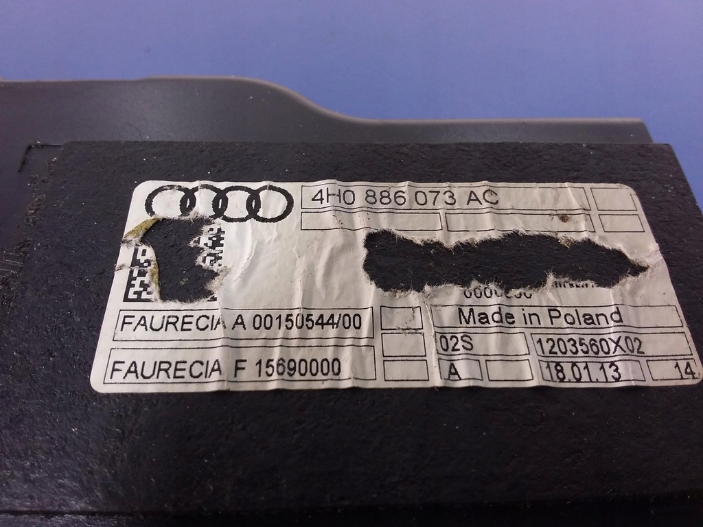 фото №4, Audi a8 d4 4h long модуль вентиляції сидіння задня