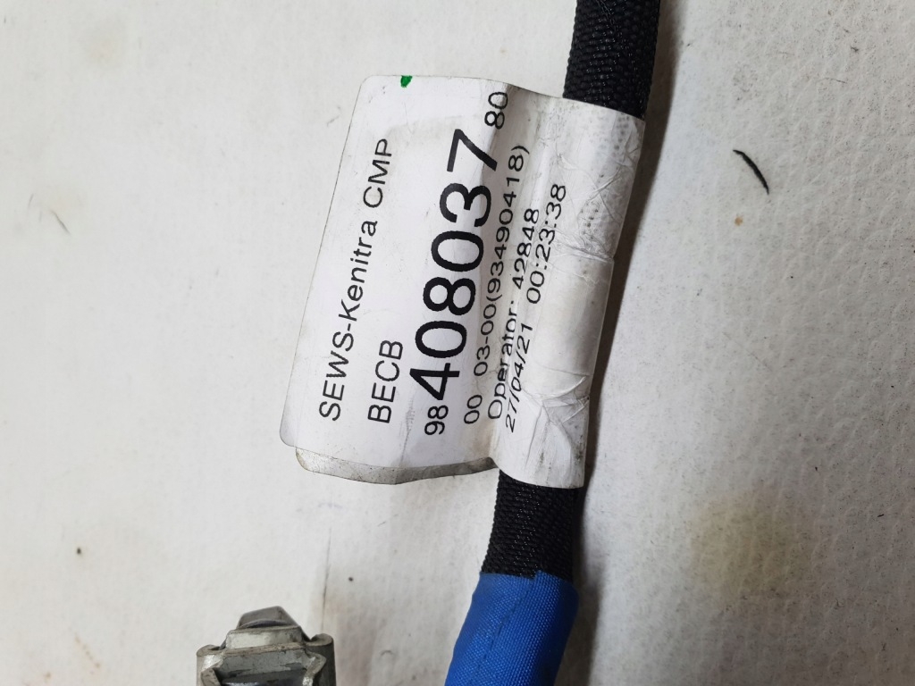 Peugeot 2008 2 кабель электропроводка минусовая датчик аккумулятор 9840803780 с Разборки