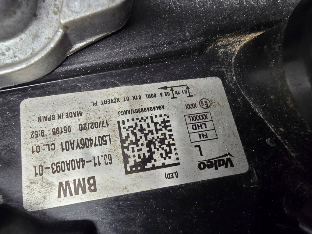 фото №6, Лампа лампи перед передні bmw 2 f44 адаптивний led black чорні