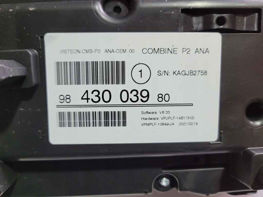 фото №5, Лічильник прилади peugeot 208 ii 9843003980