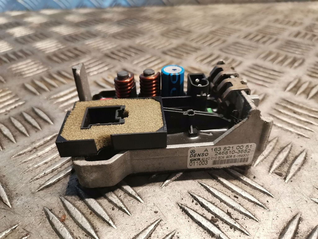 фото №1, Mercedes-benz ml w163 резистор / резистор вентилятор обдув