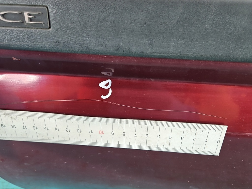 фото №12, Дверь задняя правое mitsubishi space star i 98-05 bordowy