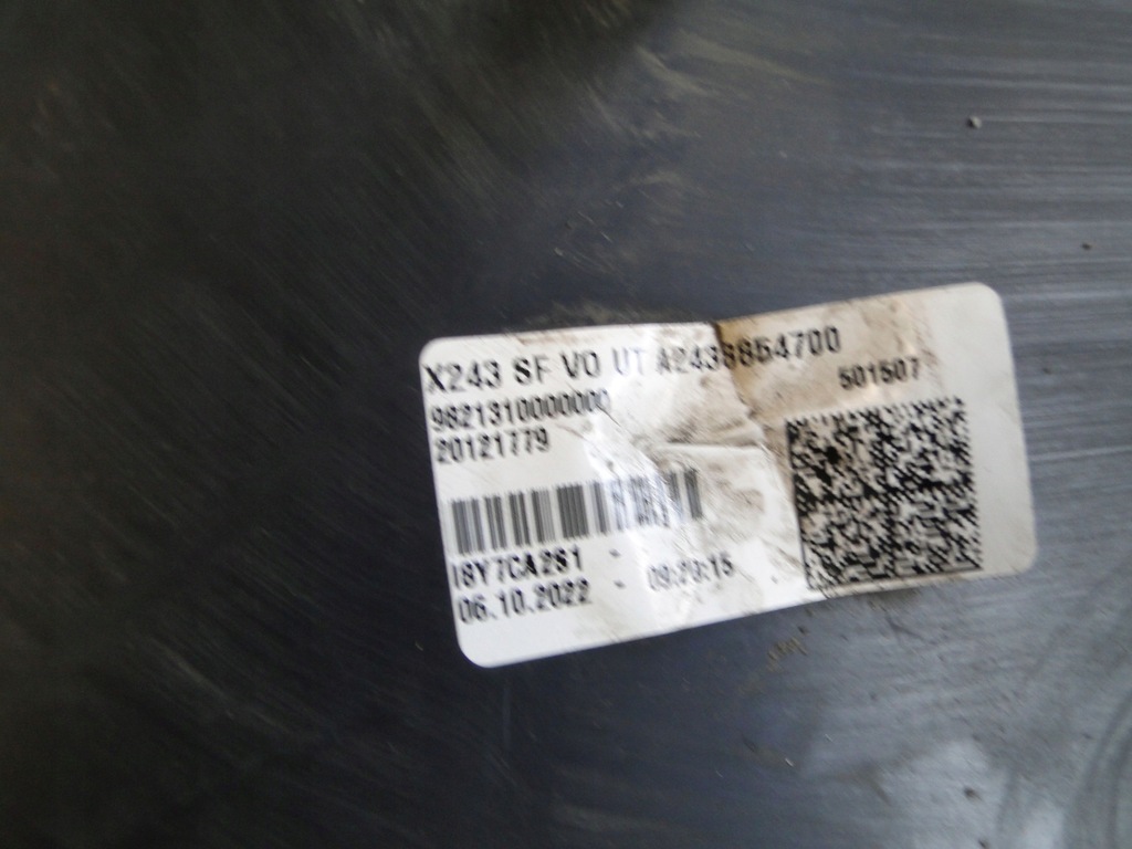 фото №6, Mercedes eqb 243 x243 накладка бампера спойлер перед передний