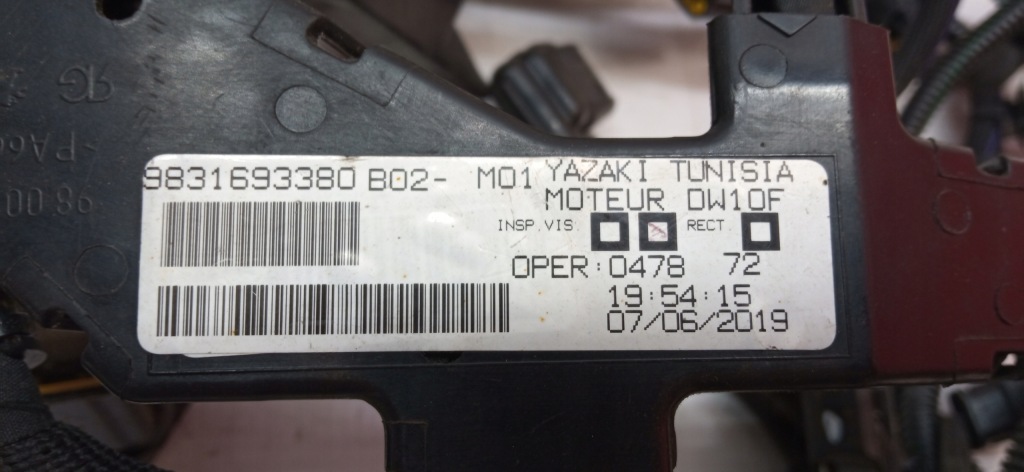 фото №6, Електропроводка двигуна citroen c4 picasso ii peugeot 5008 ii 2.0 hdi