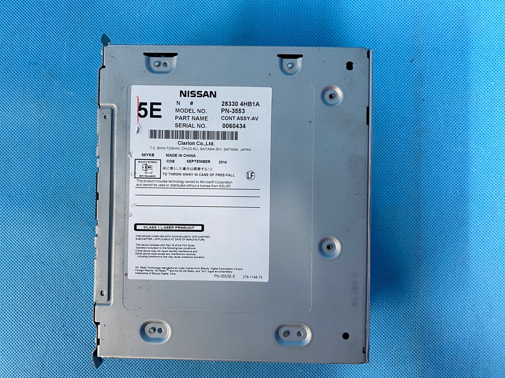 фото №7, Радиопроигрыватель проигрыватель cd infiniti q50 283304hb1a