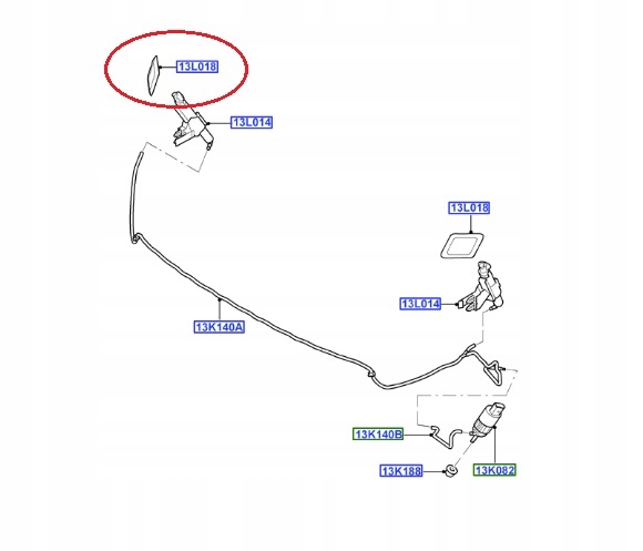 фото №12, Заглушка распылителя фара правая ford s-max