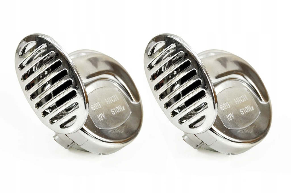 фото №1, Клаксон хром 12v 2 pcs chr01